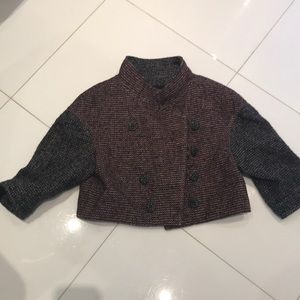 CHANEL tweed crop jacket